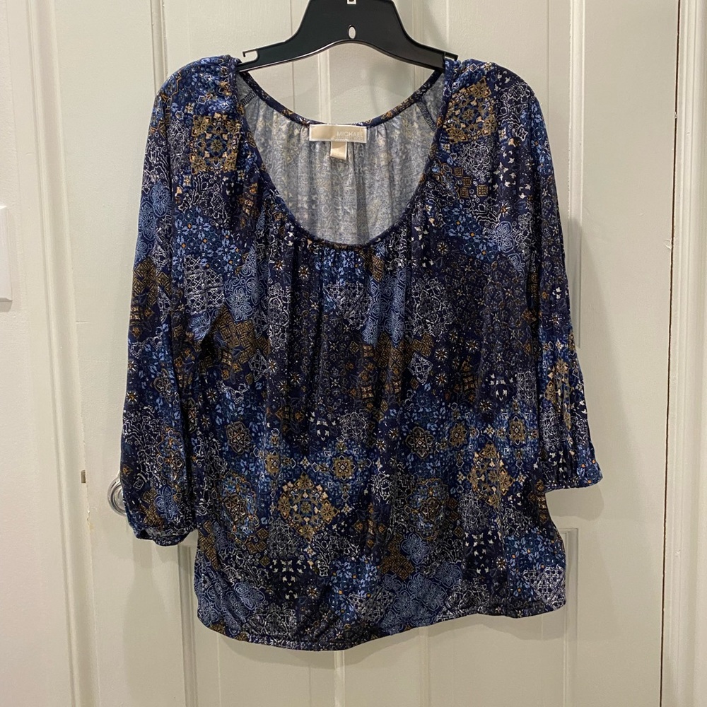 Michael Kors Peasant Knit Top
